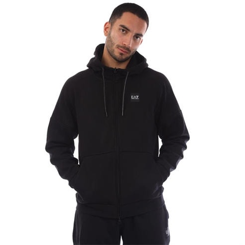 EA7 - Box Logo Zip Hooded Tracksuit