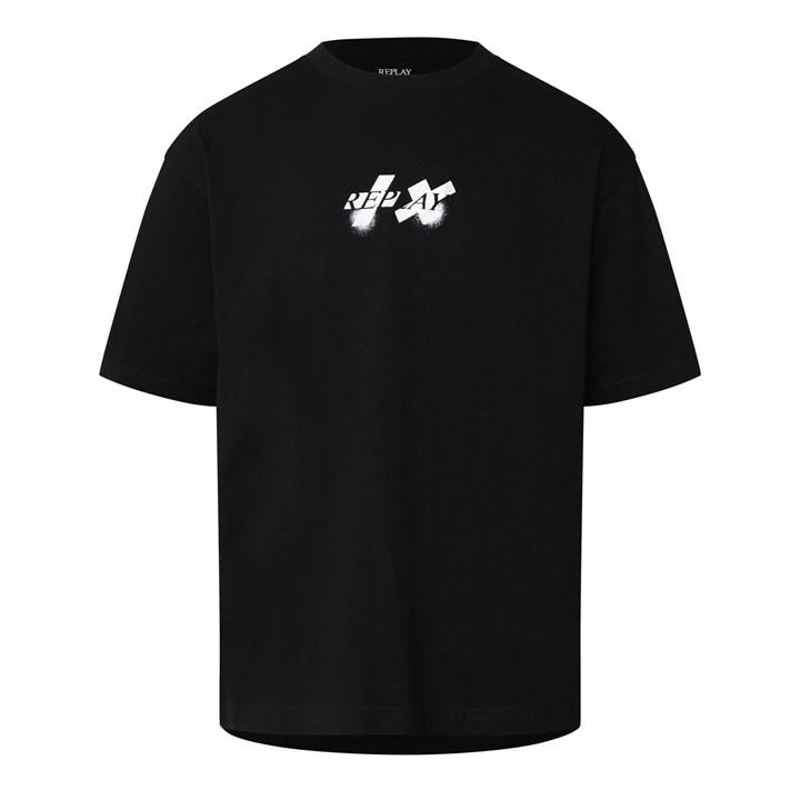 Replay Men's Black X Martin Garrix T-Shirt