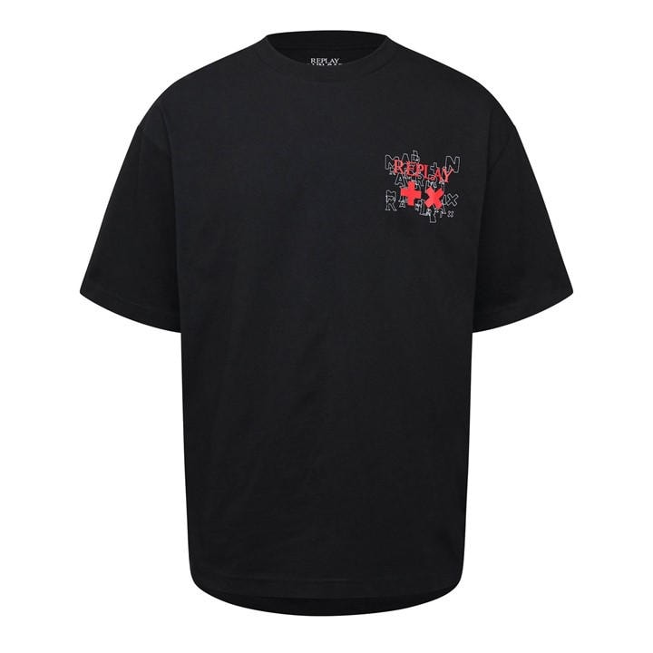 Replay Men's Black X Martin Garrix T-Shirt
