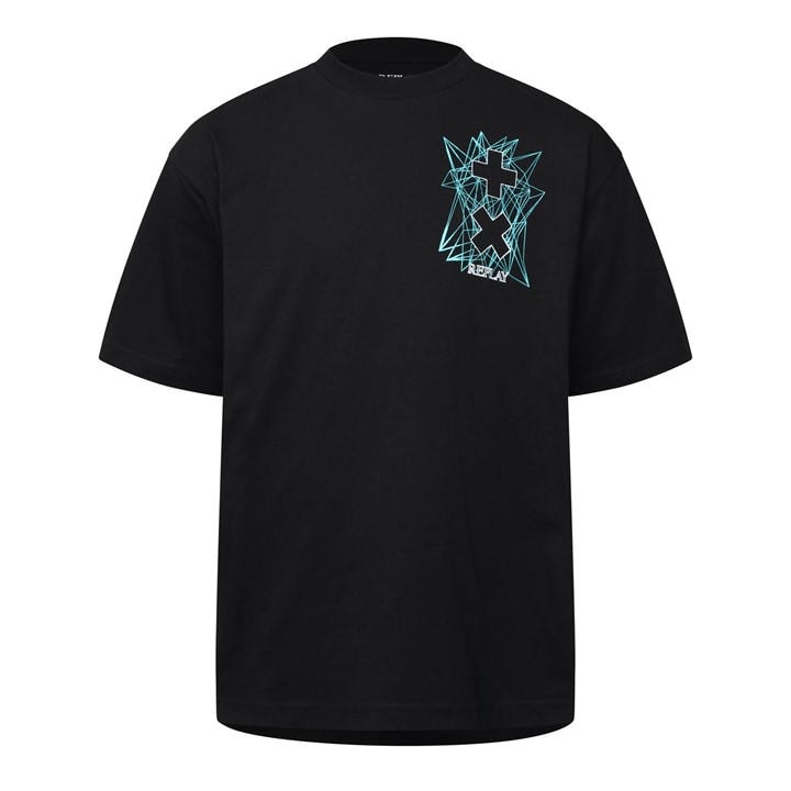 Replay Men's Black X Martin Garrix T-Shirt