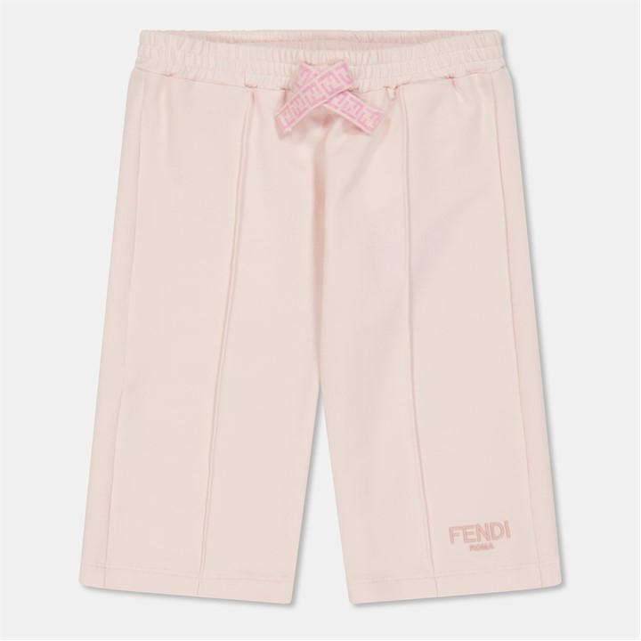 Fendi Unisex Kids Pink ' Open Hem Fleece Joggers