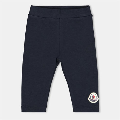MONCLER - Kids' Logo Stretchy Athletic Leggings