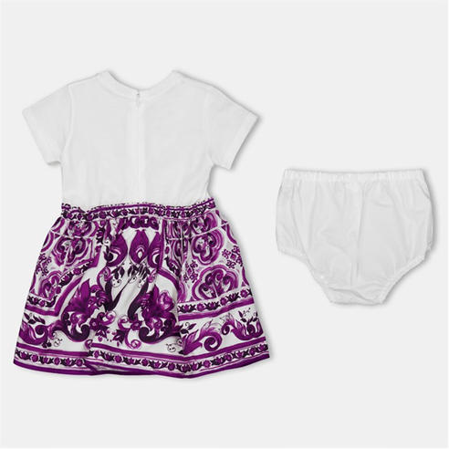 DOLCE AND GABBANA - Kids' Logo Relaxed Fit T-Shirt Dress