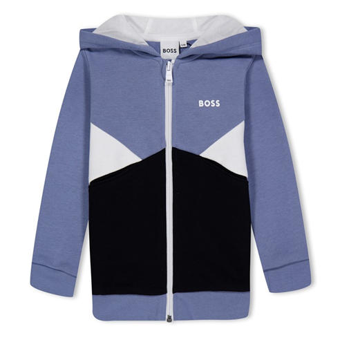 Boss - Kids' Colourblock Full Zip Hoodie