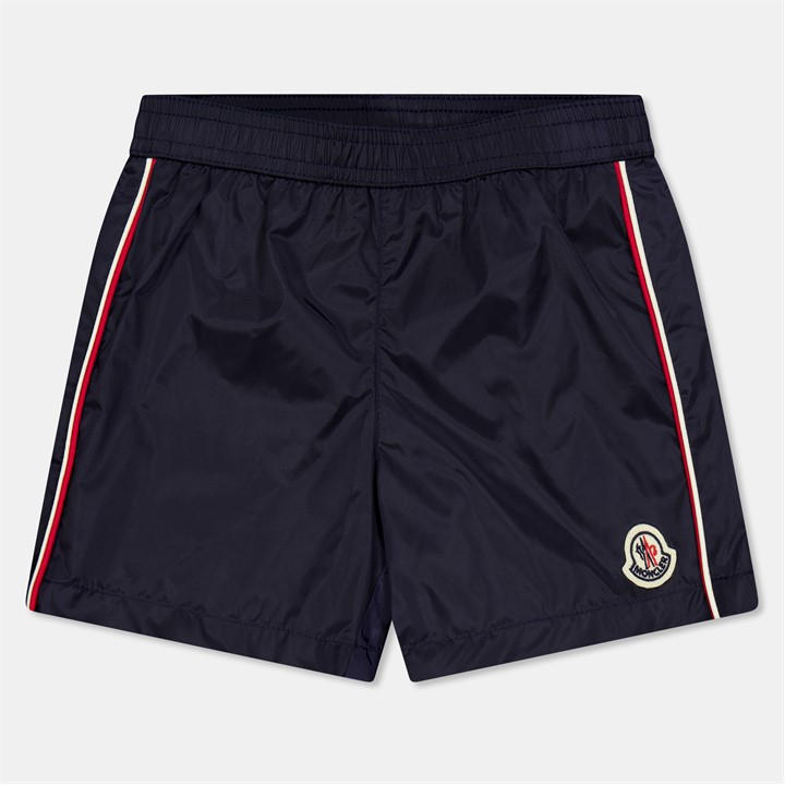 Moncler Boys Blue Logo Swim -