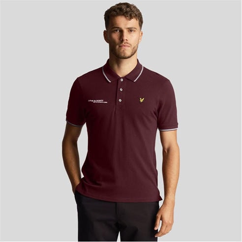 Lyle and Scott - Co-Ordinate Print Tipped Polo Shirt