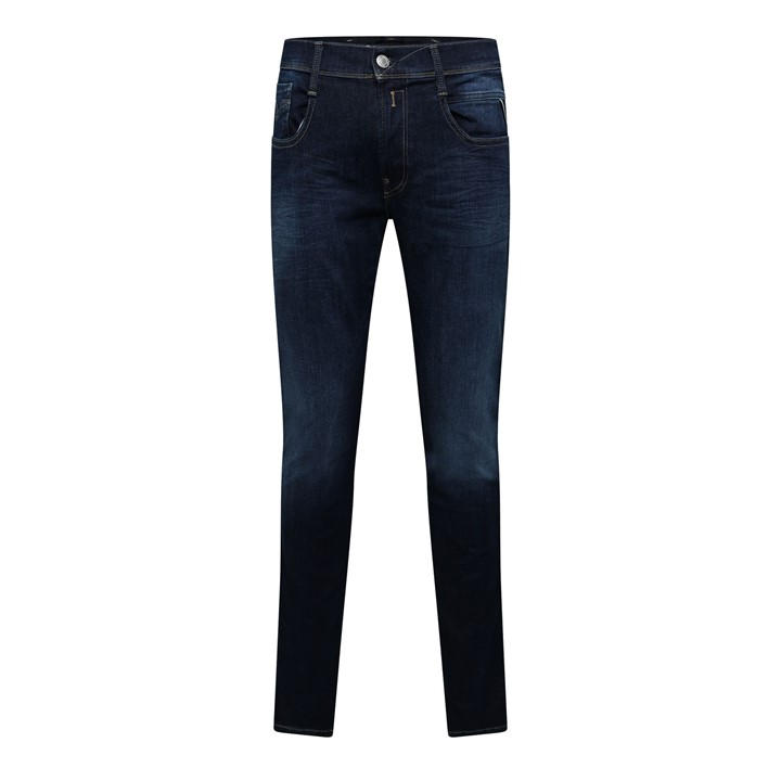 Replay Men's Blue Anbass Slim-Fit Jeans