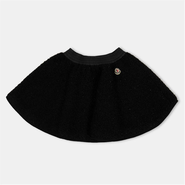 Moncler Girls Black Kids' Skater Skirt