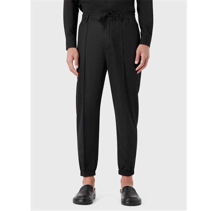 Emporio Armani Men's Black Trousers