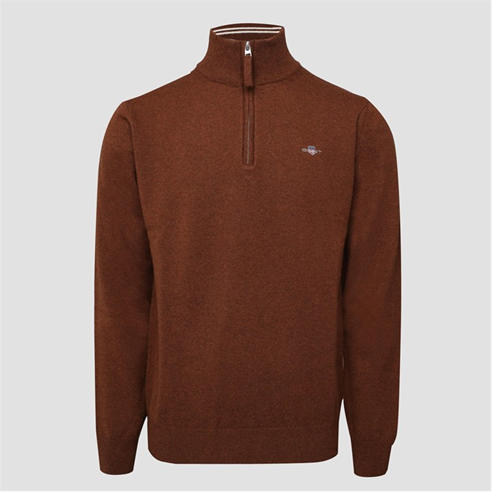 Gant - Superfine Lambswool Half Zip Sweater
