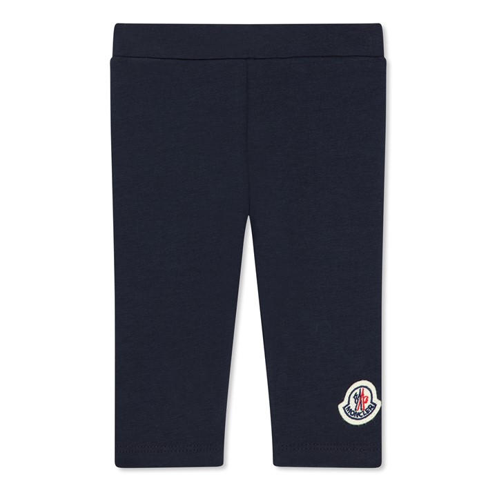 Moncler Girls Blue Logo Leggings Babies Size 12 - 18 Months