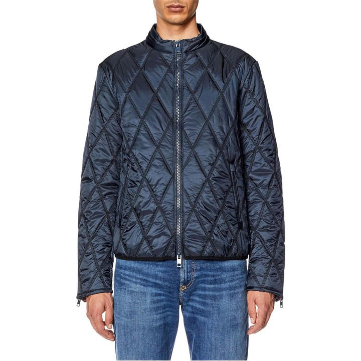 Diesel Men's Blue J-Niel Down Jacket Small