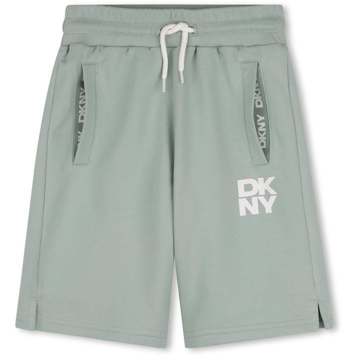 Dkny Boys Green Kids' Chino Shorts - 8 - 9 Years