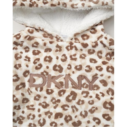 DKNY - Kids' Over the Head Fluffy Dressing Gown