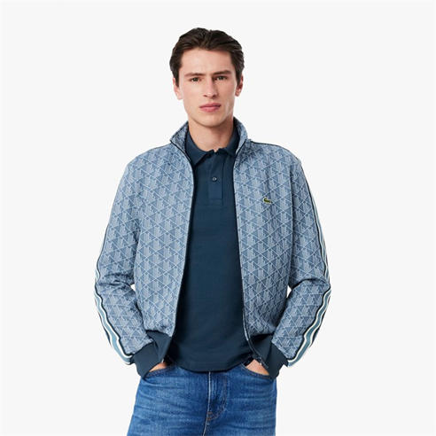 Lacoste - Paris Zip-Up Jacquard Track Jacket