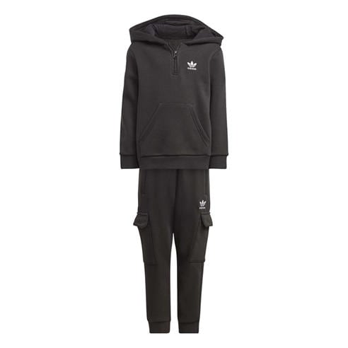 adidas Originals - Half-Zip Hoodie Cargo Pants Set