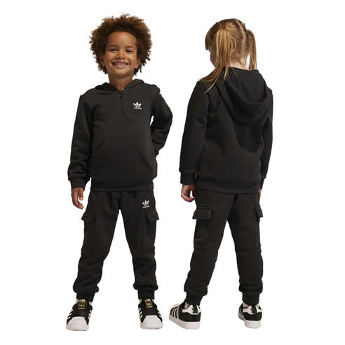 adidas Originals - Half-Zip Hoodie Cargo Pants Set