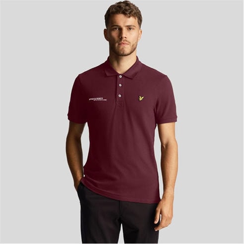 Lyle and Scott - Co-Ordinate Print Plain Polo Shirt
