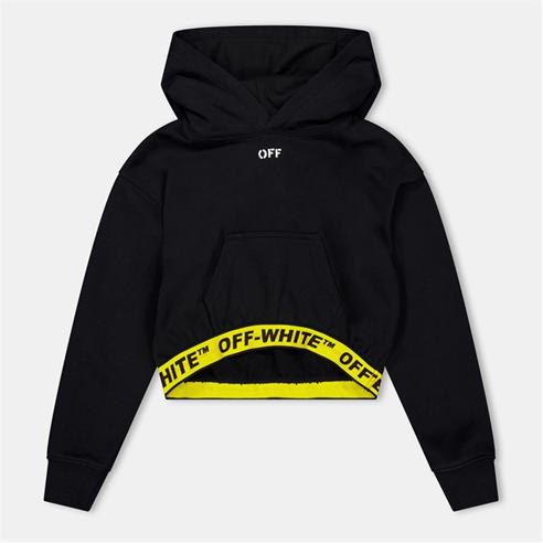 OFF WHITE - Kids Cropped Hoodie