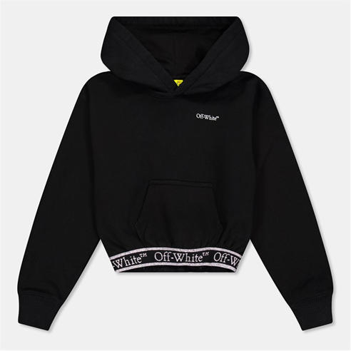 OFF WHITE - Kids Cropped Hoodie