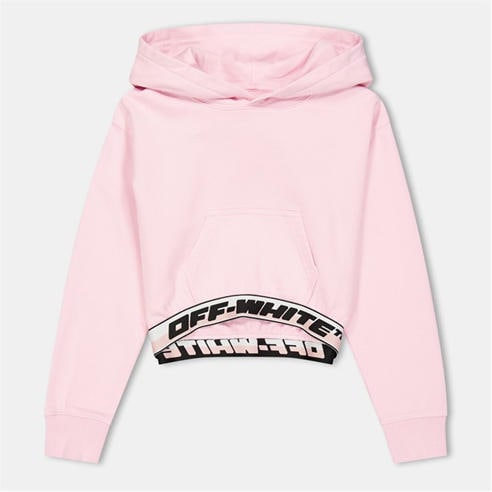 OFF WHITE - Kids Cropped Hoodie