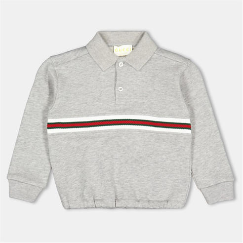 GUCCI - Kids' Long Sleeve Polo Shirt