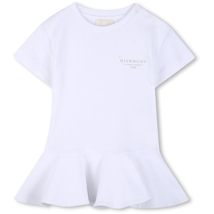Givenchy Girls White Kids' T-Shirt Dress - 6 - 12 Months