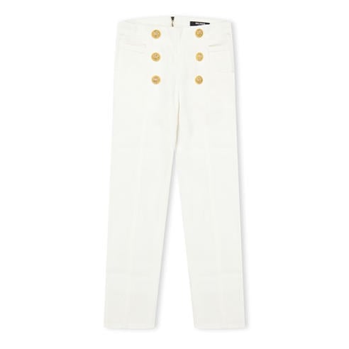BALMAIN - Kids' Logo Straight Leg Trousers