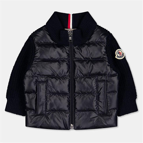 MONCLER - Kids' Quilted Weather Resistant Hybrid Jacket