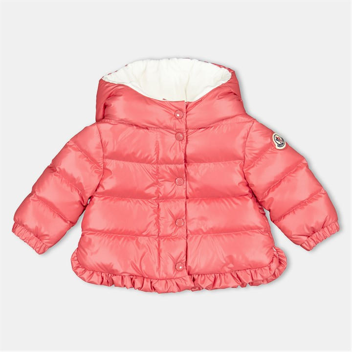 Moncler Girls Pink Tazui Jacket In54 Size 3