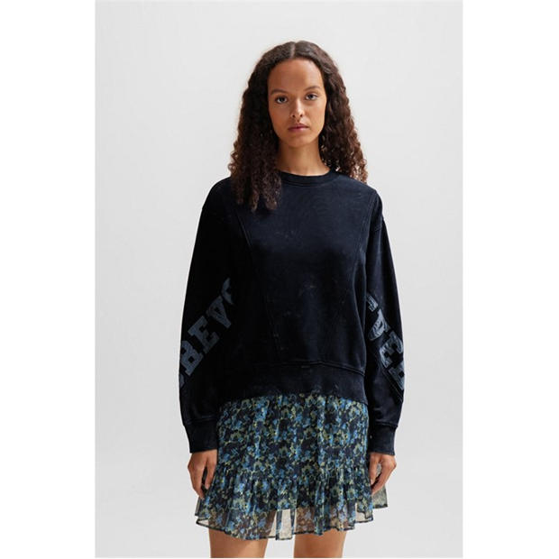 Boss C_Eprep Logo Embroidered Sweatshirt,All Products : American Fashion Style Bags On Sale