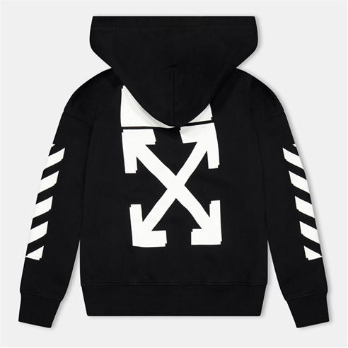 OFF WHITE - Kids' Soft Fabric Zip Hoodie