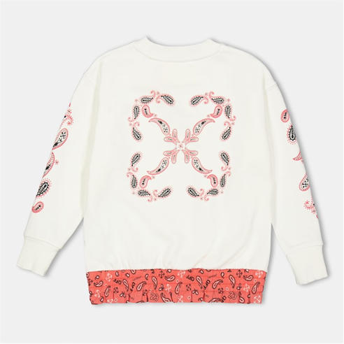 OFF WHITE - Kids Crew Sweater