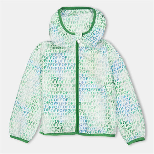 OFF WHITE - Kids' Weather-Resistant Lightweight Windbreaker