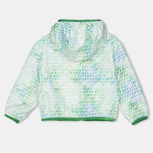 OFF WHITE - Kids' Weather-Resistant Lightweight Windbreaker
