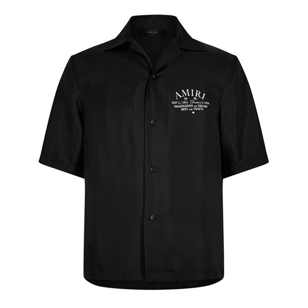 AMIRI Silk Art District Shirt,All Products : American Fashion Style Bags On Sale