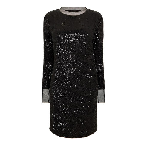BOSS - Women's Edegra All-over Sequinned Design Dress