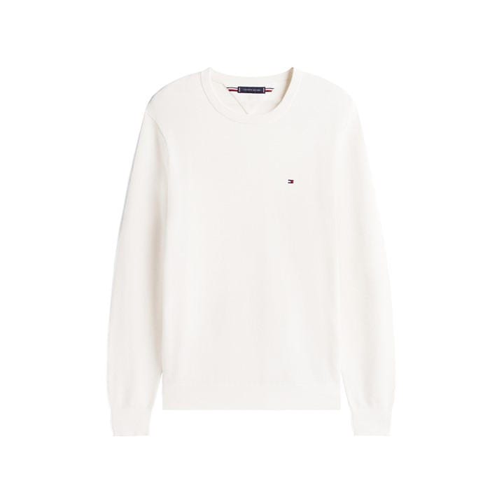 Tommy Hilfiger Men’s Crew Neck Jumper – White