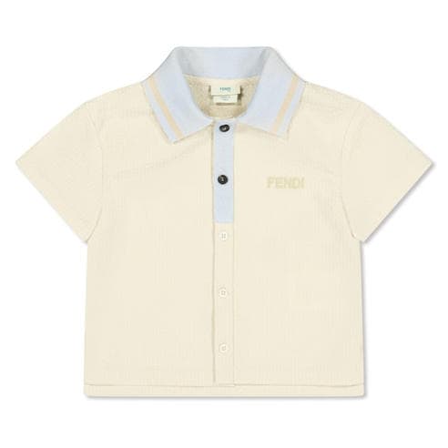 FENDI - Kids' Short Sleeve Polo Shirt