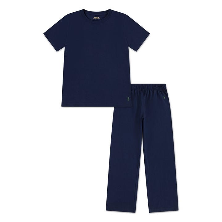 Polo Ralph Lauren Boys Blue Kids' Short Sleeve Pyjama Set