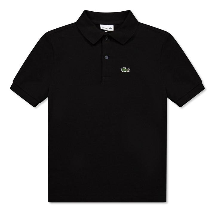 Lacoste Boys Black ' Classic Pique Polo Shirt