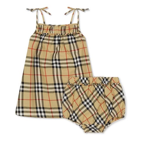 BURBERRY - Kids' Burb Betty Check Shirt Dress