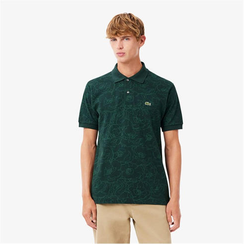 Lacoste - Classic Fit Flower Print L.12.12 Polo Shirt