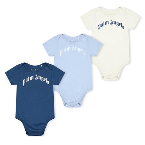 PALM ANGELS - 3 Pack All In One Baby Grows Babies