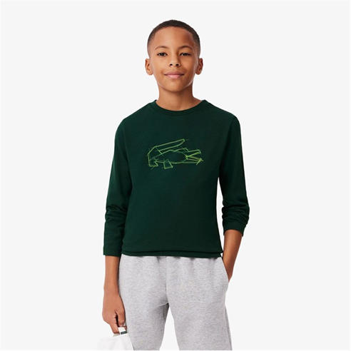Lacoste - Heavy Cotton Crocodile Graphic T-Shirt