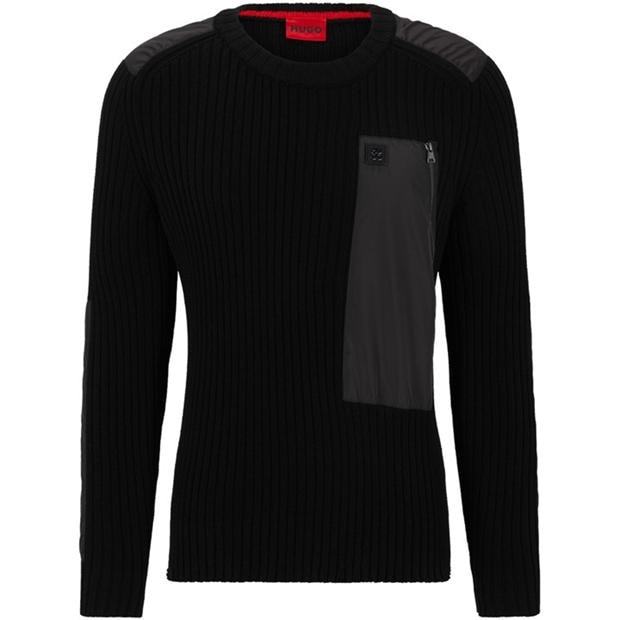 HUGO Ribbed Jumper,Specials : American Fashion Style Bags On Sale