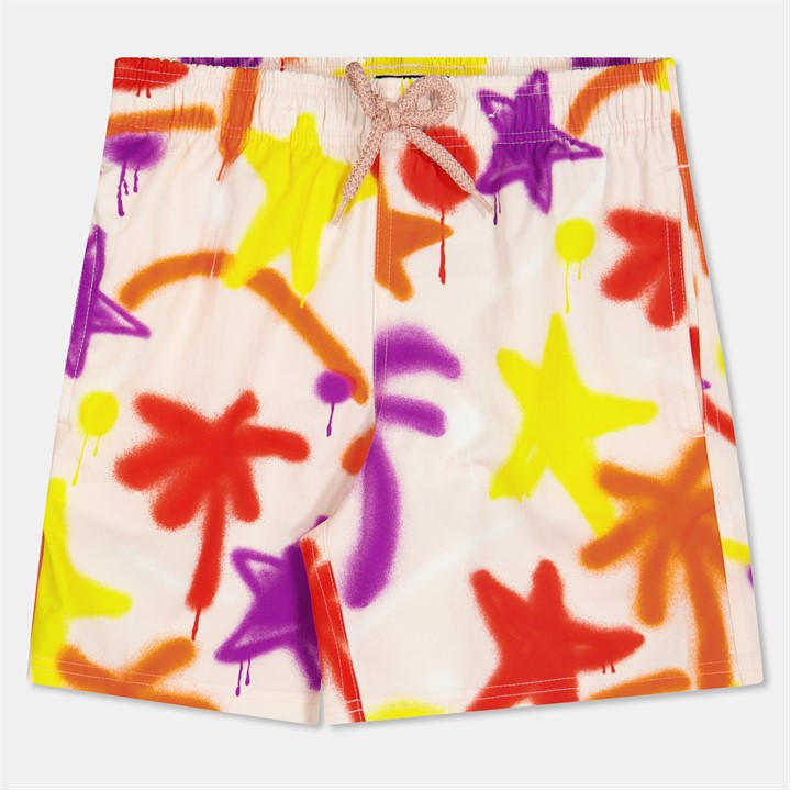 Palm Angels Boys Multi Palm Paxvlpq Swim Sh