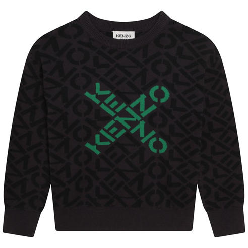 KENZO - Kids' Cross Logo Crew Sweatshirt