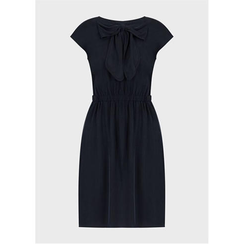Emporio Armani - Women's Boat-Neck Cap-Sleeve Dress