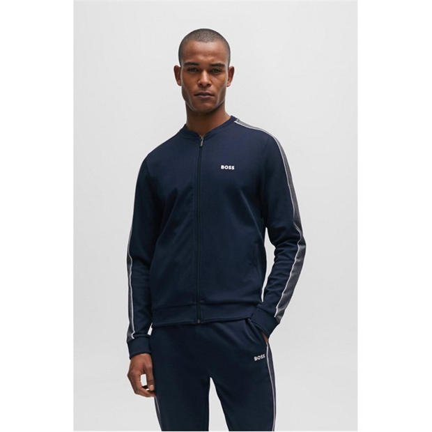 Boss Cotton-Blend Zip-Up Jacket,All Products : American Fashion Style Bags On Sale
